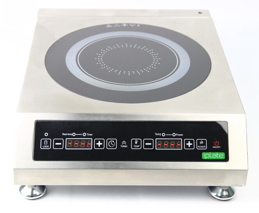 Настольная плита Iplate ALISA 36 см, 1 конфорка, черный