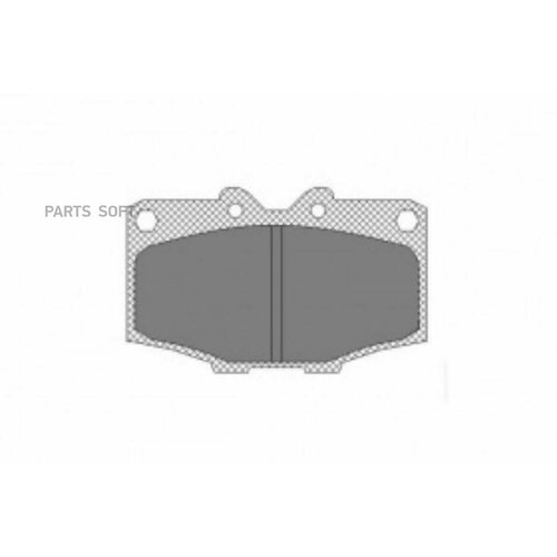 SCT GERMANY SP205 Компект тормозных коодок, дисковый тормоз