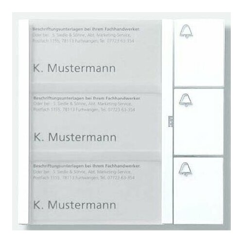 Кольцевой модуль для дверной станции Silver TM 612-3 SM – Siedle – 200035524-00 – 4015739355242