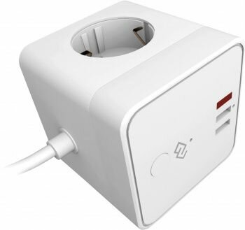 Умная розетка Digma DiPlug Cube 1 EU Wi-Fi белый (DPC13S)