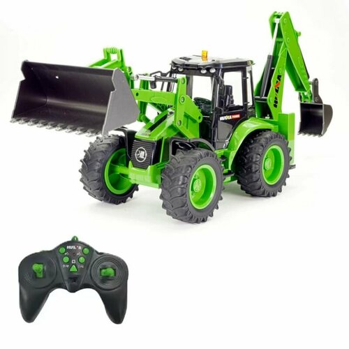 Радиоуправляемая спецтехника HUI NA Радиоуправляемый трактор экскаватор-погрузчик Huina масштаб 114 - HN1579 6735₽