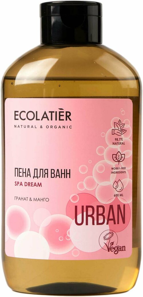 Пена для ванн Ecolatier Urban 600мл в ассортименте