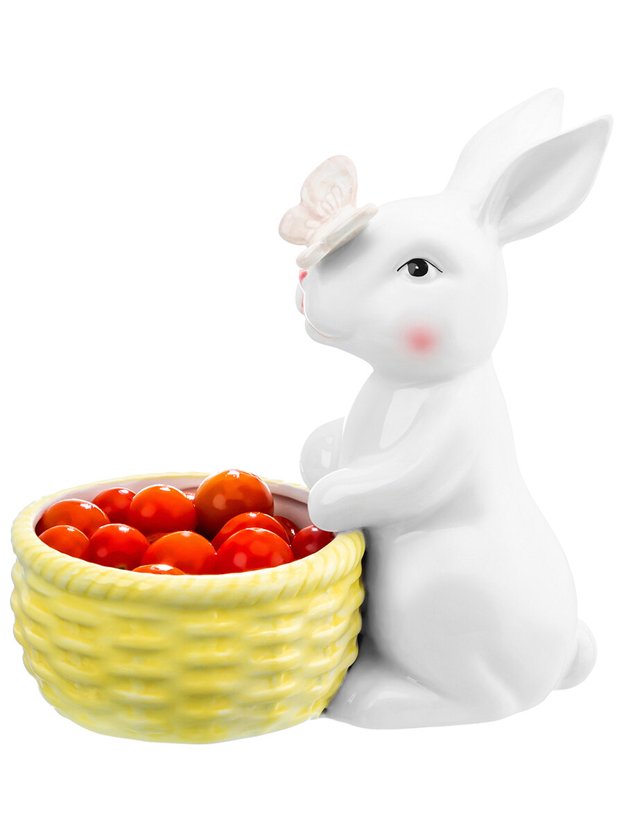 фото Блюдо сервировочное 350 мл 19,5х11,7х19,5 см Elan Gallery Кролик