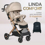 Коляска прогулочная детская Costa Linda Comfort, шоколадный