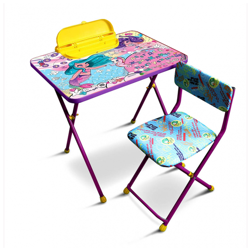 Комплект детской мебели Galaxy Русалочки цвет каркаса фиолетовый 3178₽