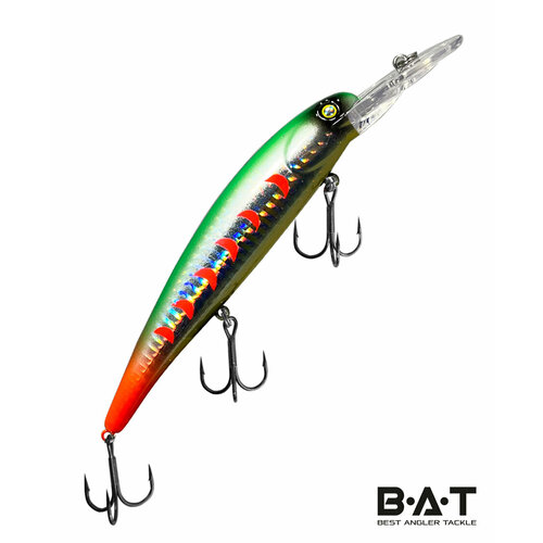 Троллинговый воблер BAT Hachiro (V) 120 mm; 19 g; 3.5-4 m/Bandit Walley/ для ловли судака и щуки