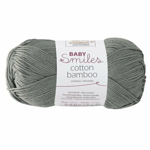 Пряжа для вязания Schachenmayr Baby Smiles Cotton Bamboo (01098 Anthrazit)