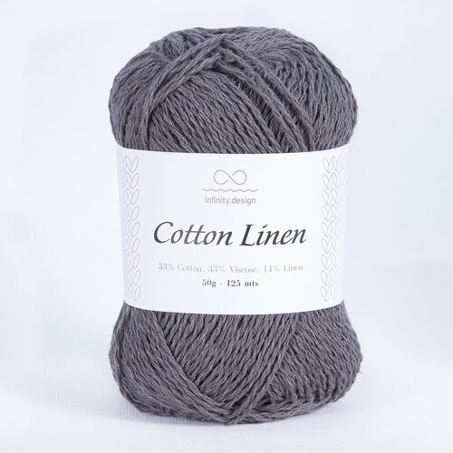 Infinity Design Cotton Linen (5870 Dark Grey)