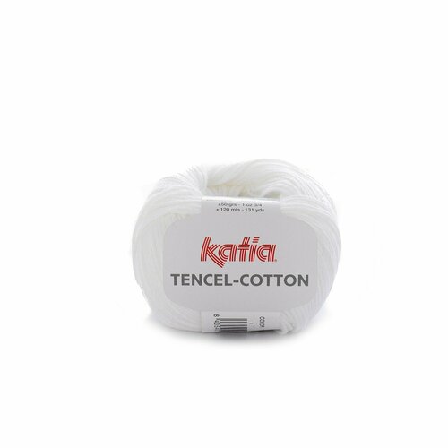Пряжа для вязания Katia Tencel-Cotton (01 White)
