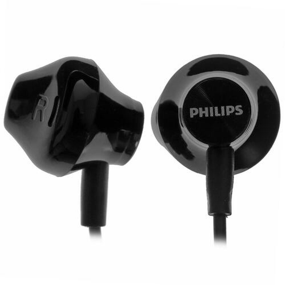 Наушники PHILIPS , 3.5 мм, вкладыши, черный - фото №16