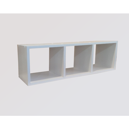 Полка для книг и сувениров, ЛДСП белый, 26х75х20