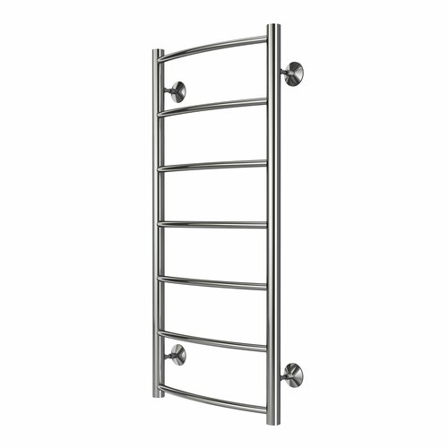 Полотенцесушитель водяной EL-TERM (Эл-Терм) грас П7 400х900 мм, нижнее подключение, нержавеющая сталь, гарантия 10 ЛЕТ