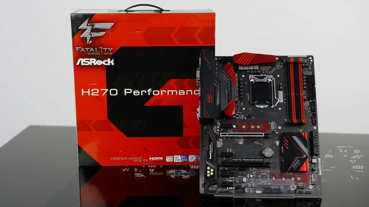 Материнская плата H270 Performance от ASRock для сокета 1151