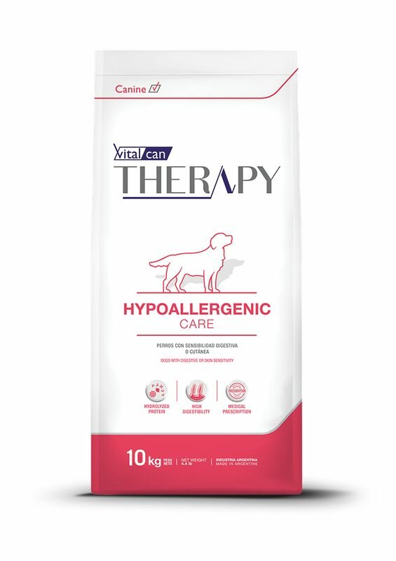 Vitalcan Therapy Hypoallergenic Care корм для собак, при аллергии, рис 10 кг