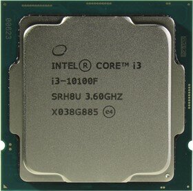 Процессор Intel Core i3-10100F LGA1200, 4 x 3600 МГц, OEM