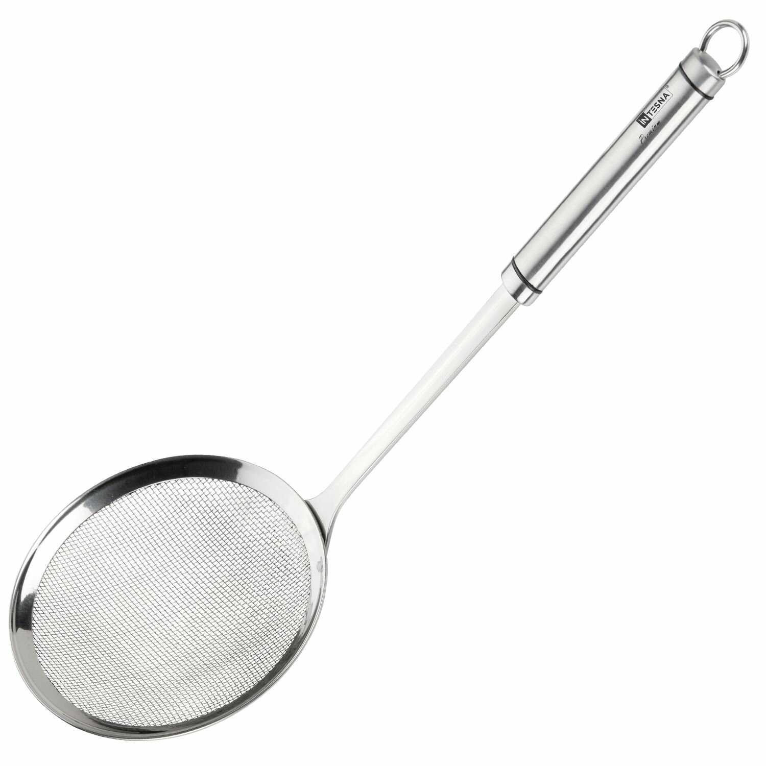 Шумовка с ситом, металлическая, для казана, INTESNA PREMIUM / Сито 37см из нержавеющей стали — фото 1