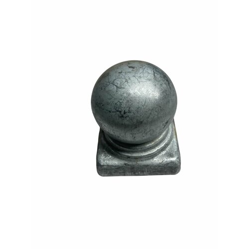 Наконечник шарообразный с квадратным основанием на столб 50х50 мм (10 шт.)