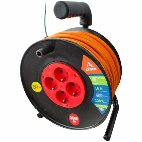 АYGER 3х15 50м на катушке Сз 30006 4199₽