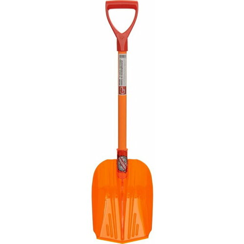 Гамма-пласт Снеговая лопата из поликарбоната эталон AUTO несъемный черенок GPLP004