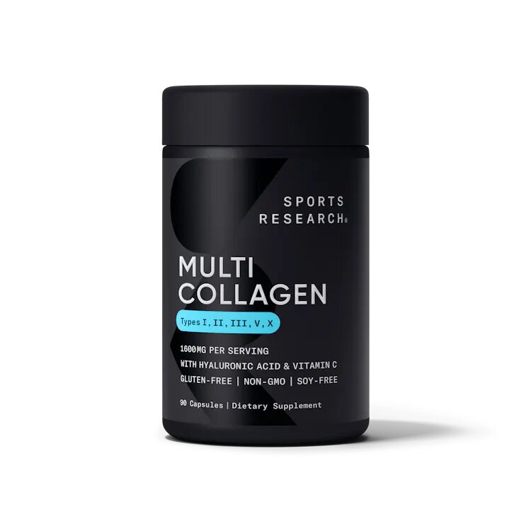 Мульти Коллагеновый комплекс Multi Collagen Capsules Sports Research 90 капсул