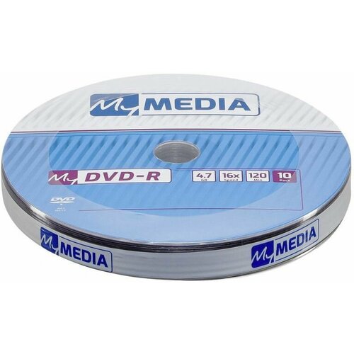 Диск MyMedia DVD-R 4,7 GB 16x Pack wrap (10шт) (69205) компакт диски musica