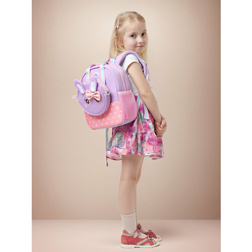 Рюкзак для девочки в садик маленький рюкзак capsa для девочки в садик розовый