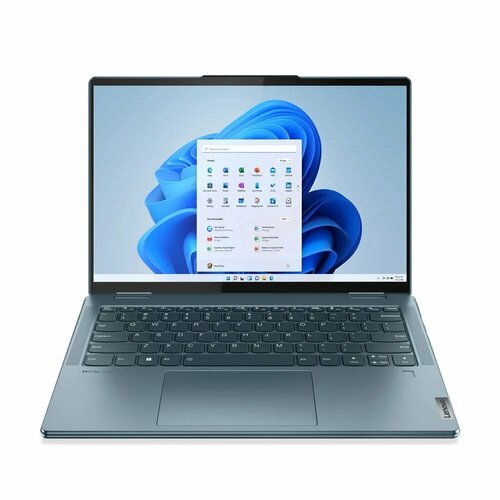 Ноутбук Lenovo Yoga 7 14IAL7 (Core i7 1255U/14/2240x1400/16GB/512B SSD/Iris Xe Graphics/Win 11 Pro) 82QE001MUS, Stone Blue