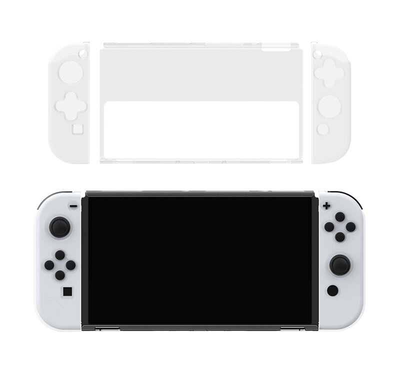 Прозрачный чехол для Nintendo Switch OLED & Joy-Pad Dobe (TNS-1133C)