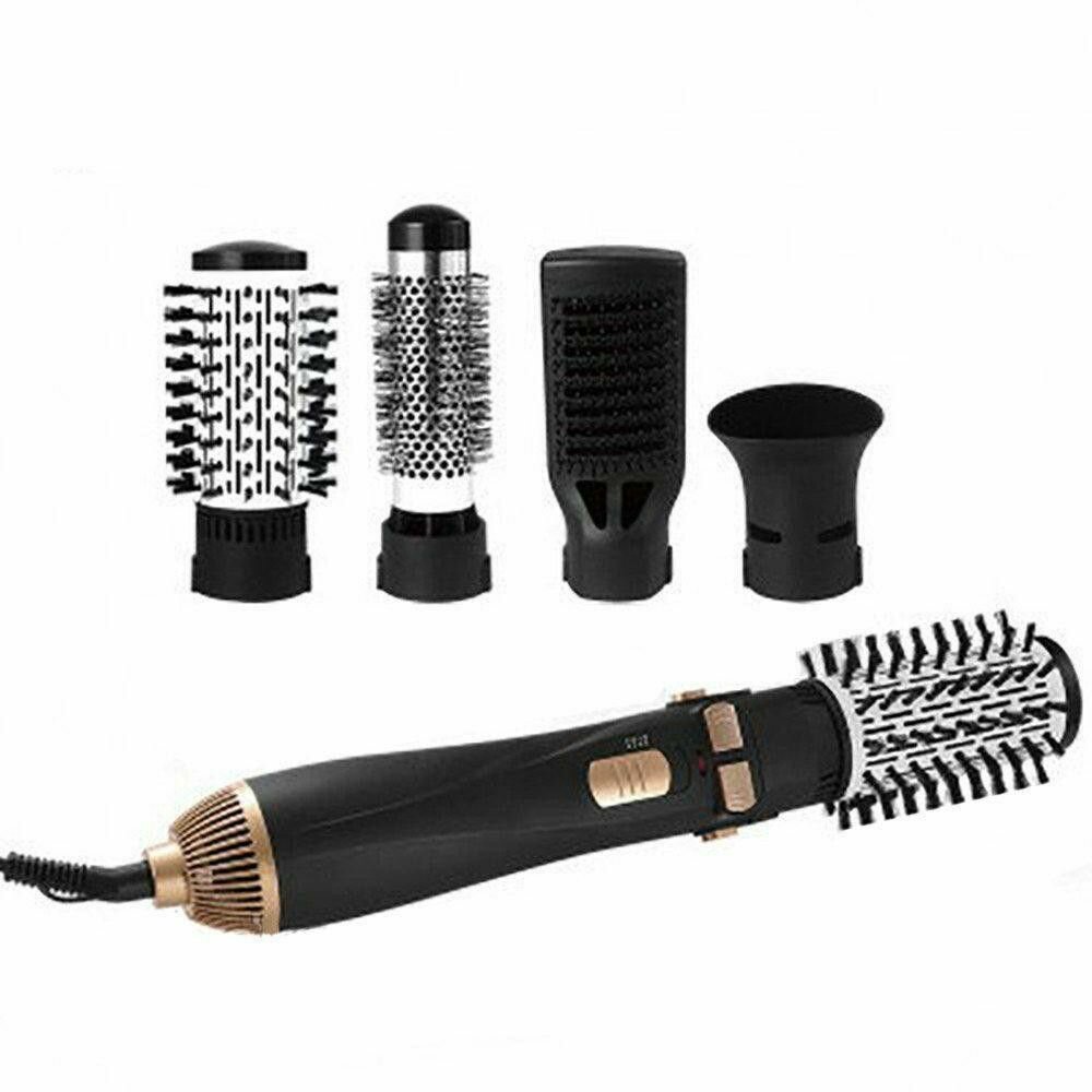 фото Фен щетка с крутящейся насадкой, стайлер 4в1, фен расческа DSP