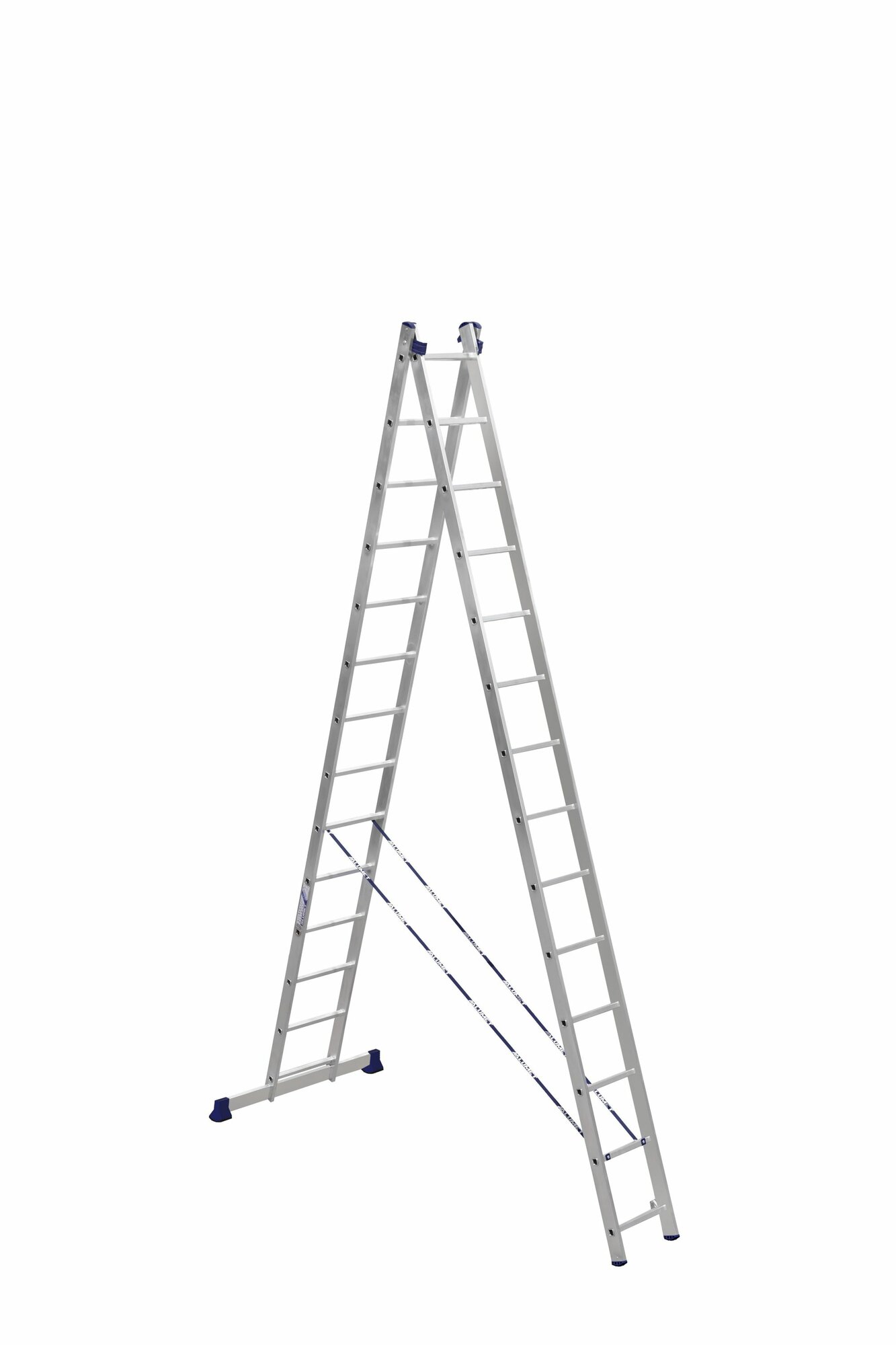 Лестница телескопическая 2-секционная ALUMET H2 5214