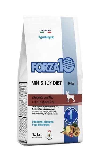 Forza10 Maintenance для взрослых собак мелких пород из ягненка с рисом - 2 кг