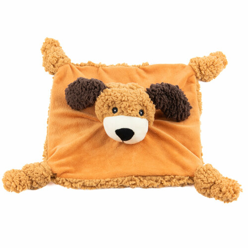 AROMADOG игрушка для собак Rescue Собачка-плед 30 см с пищалкой, рыжая