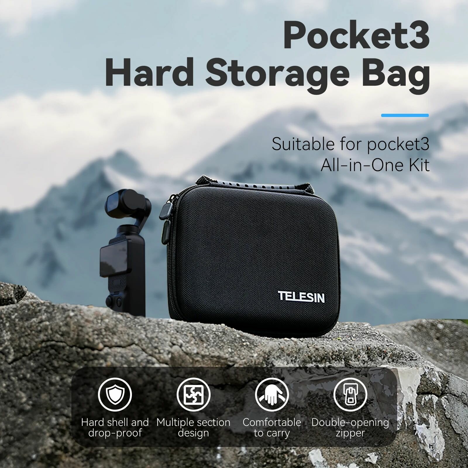 Защитная сумка TELESIN для DJI Pocket 3