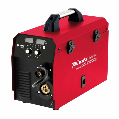 Аппарат инверторный полуавтоматической cварки MIG-160S 160A ПВ 60 катушка 5 кг MTX 94301 19629₽