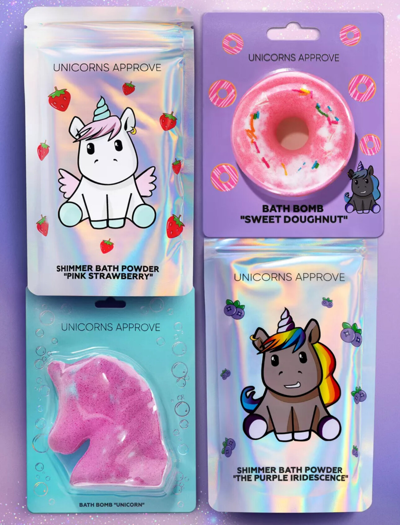 фото Unicorns Approve - Подарочный набор "Шиммеры и бомбочки"
