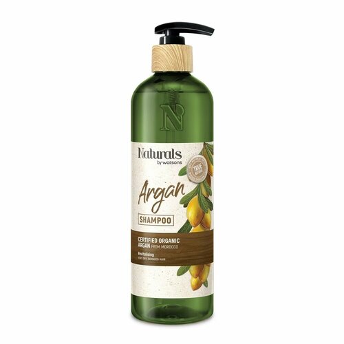 Шампунь для волос с аргановым маслом/ Naturals by Watsons скраб для тела с экстрактом лаванды naturals by watsons