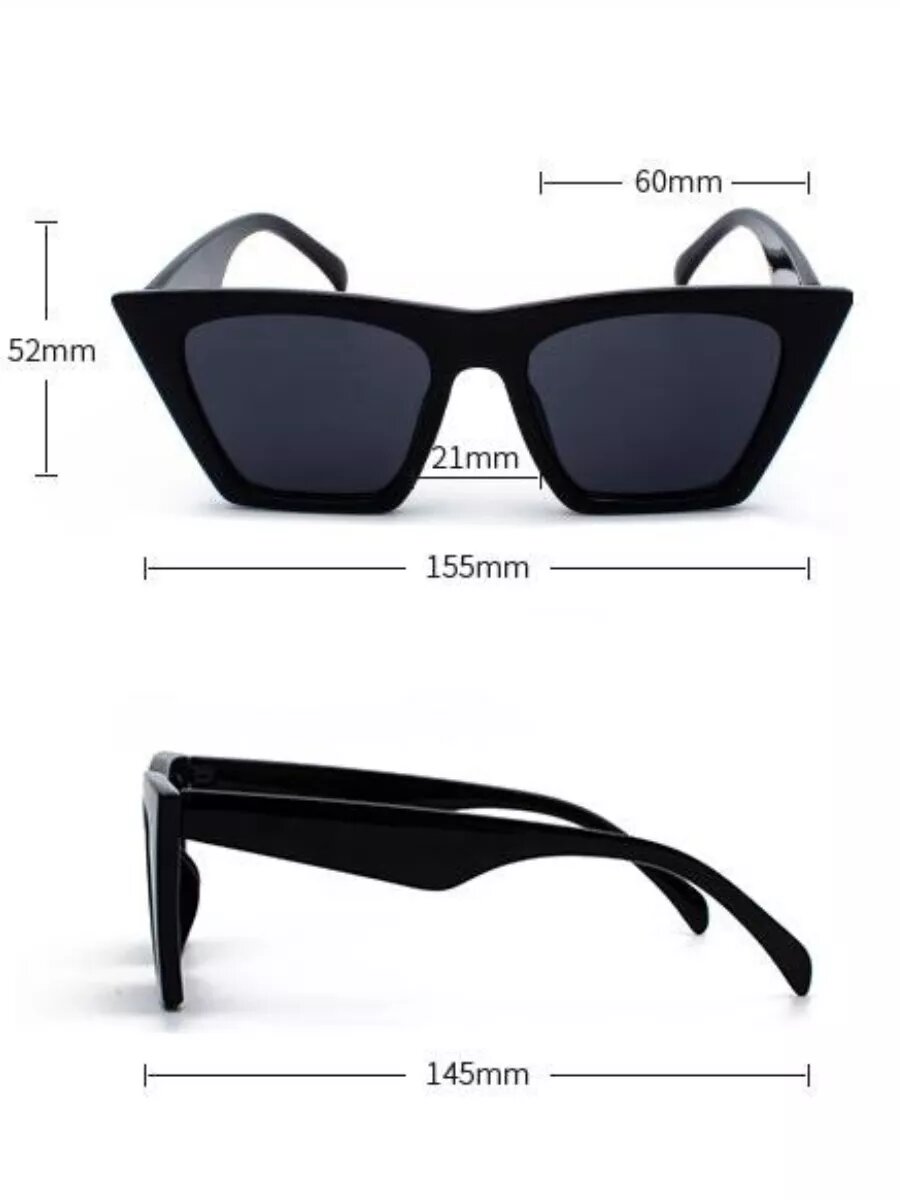 Солнцезащитные очки , черный — фото 1