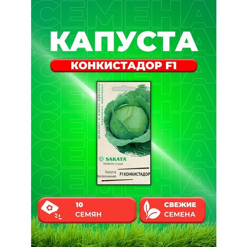 Капуста белокочанная Конкистадор F1, 10шт, Sakata