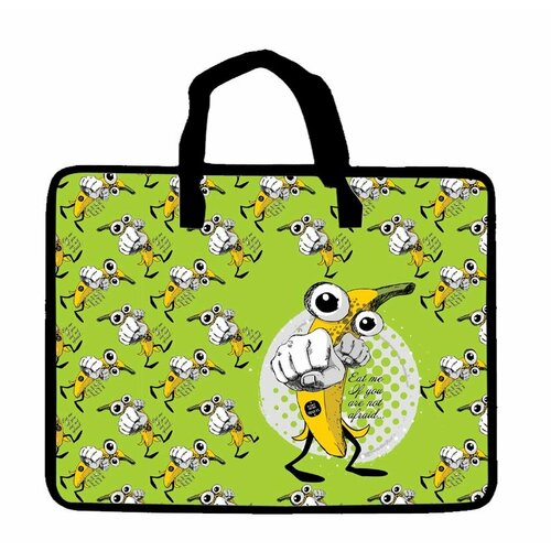 Папка школьная для тетрадей А4 на молнии с ручками 