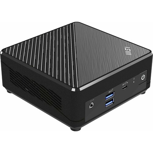 Неттоп MSI Cubi N ADL-018RU slim N200 (1) 4Gb SSD128Gb UHDG Windows 11 Professional 2xGbitEth WiFi BT 65W черный (9S6-B0A911-070)