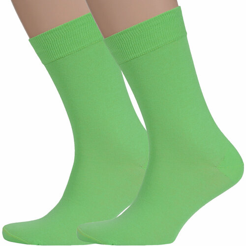 Носки LorenzLine, 2 пары, размер 27, зеленый