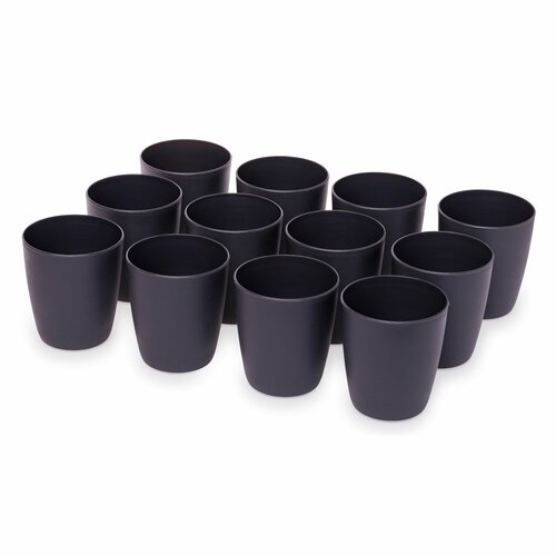 Стаканы пластиковые наборы из 12 шт объемом по 250мл многоразовые 365₽