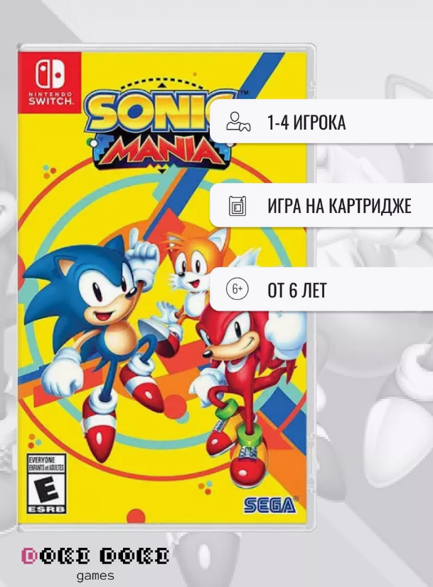 Sonic Mania Plus (Nintendo Switch, английская версия)