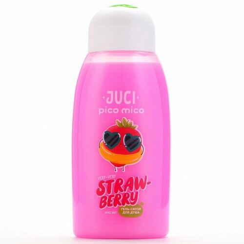 PICO MICO Гель-смузи для душа, 300 мл, аромат клубники, PICO MICO