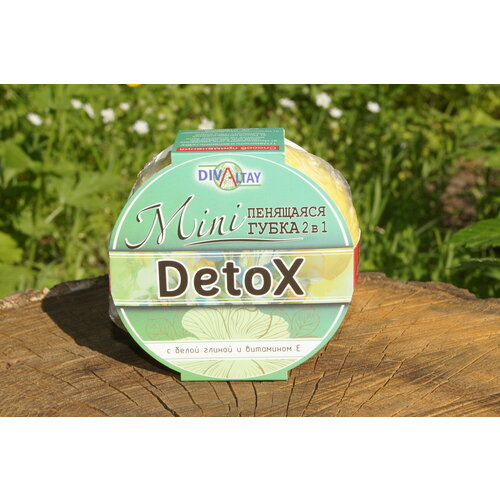 Губка пенящаяся 2в1 