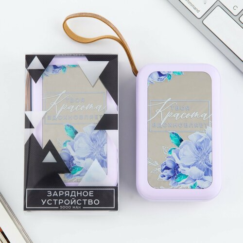 Зарядное устройство Твоя красота вдохновляет 5000мА мод PB-03 104 х 64 см 1954₽