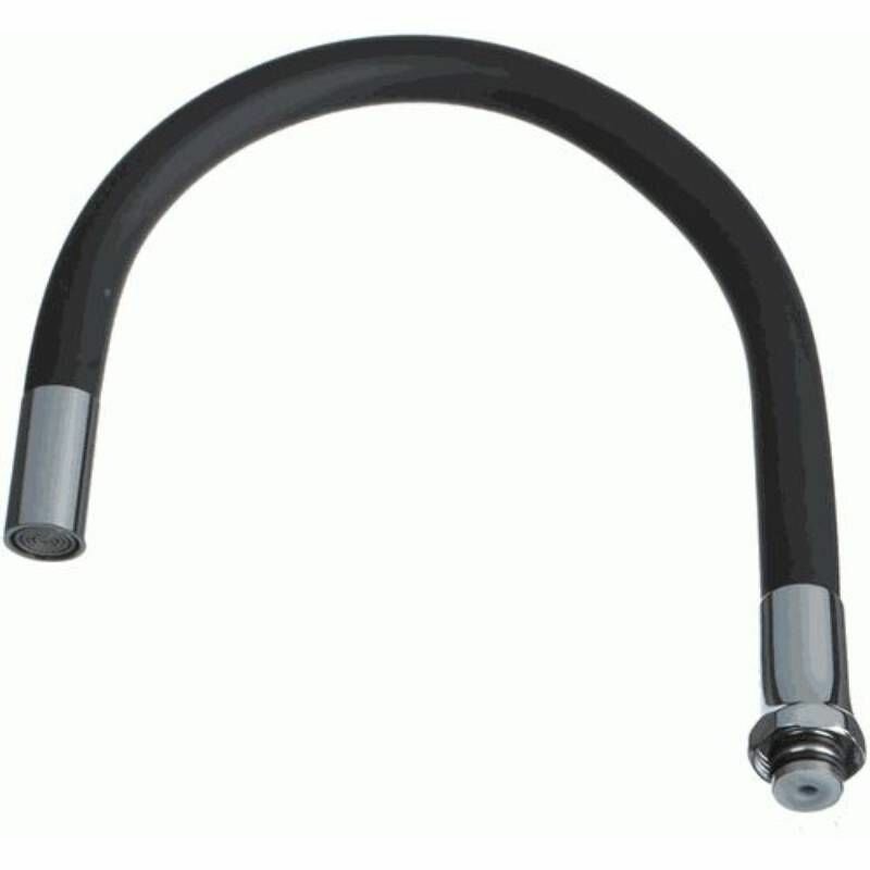 фото Излив гибкий красный 49см, силикон