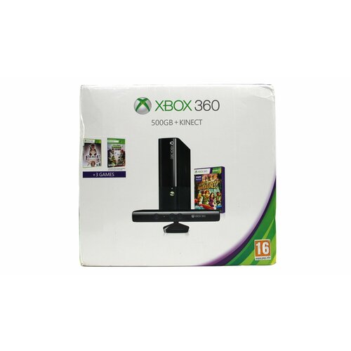 Игровая приставка Xbox 360 E 500 Gb Бандл с Kinect В Коробке Новый 2015 год 6375000₽