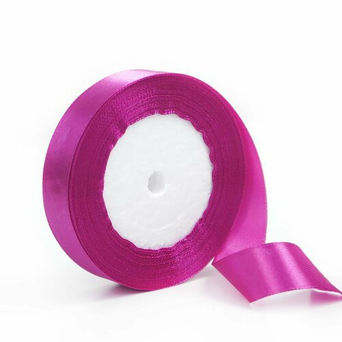 Лента Атлас Сливовый, 20 мм*22,85 м, 1 шт.