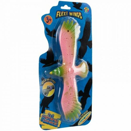 Игрушка 1Toy Flexi Wings 2-в-1 Орел Супертянучка слэп-браслет арт Т24574 590₽